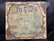 【旧国鉄・五稜郭工場】　車内用銘板　更新修繕　五稜郭工場　昭和25年　　金属製厚板タイプ　　裏書きマジックで「32834ウ」　 Yahoo!オークション -「国鉄 製造銘板」(鉄道) の落札相場・落札価格