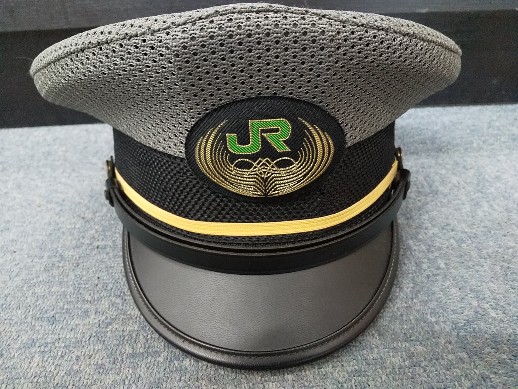 JR 駅員 帽子